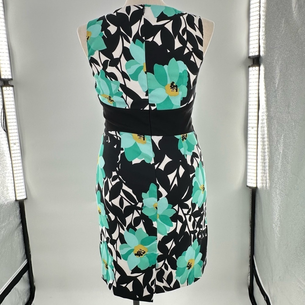 I.N studio womens dress size 14 multicolored floral pencil corp core career - Picture 5 of 11